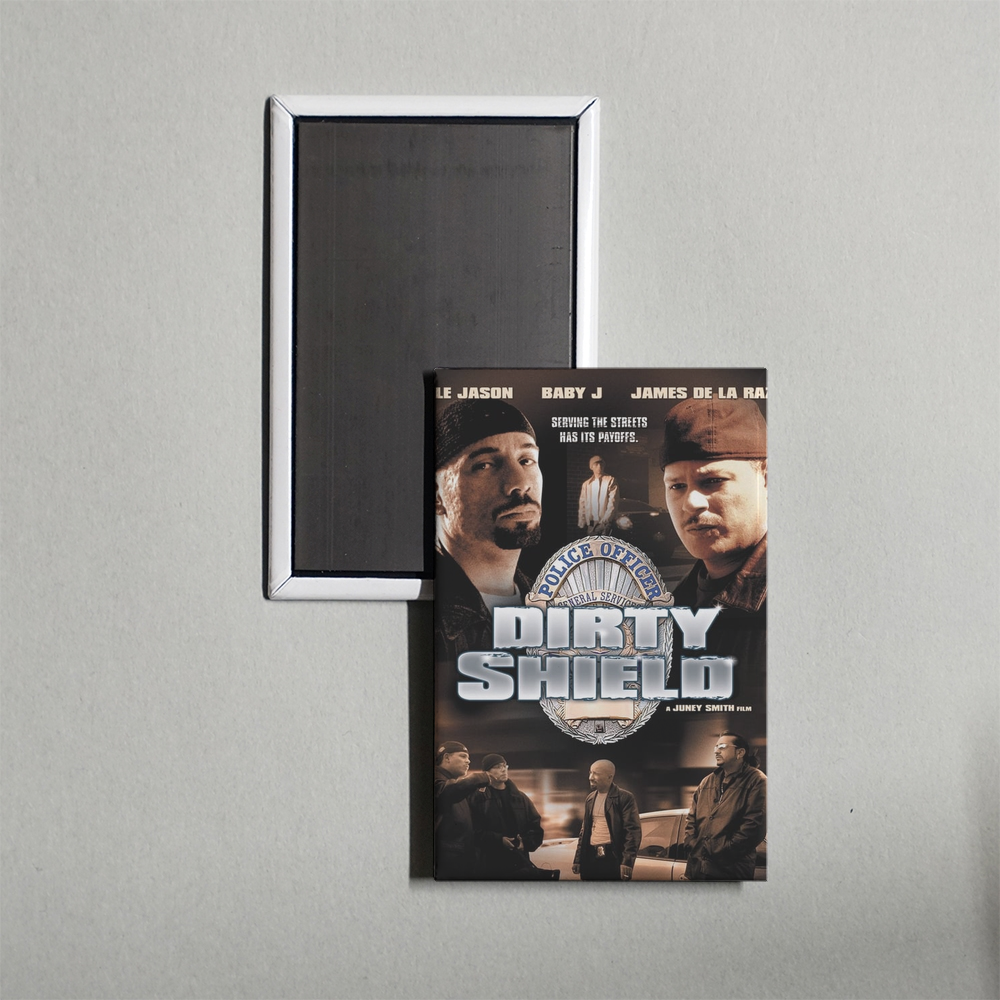 Dirty Shield Mini Movie Fridge Magnet
