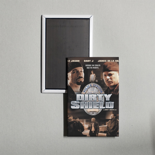 Dirty Shield Mini Movie Fridge Magnet