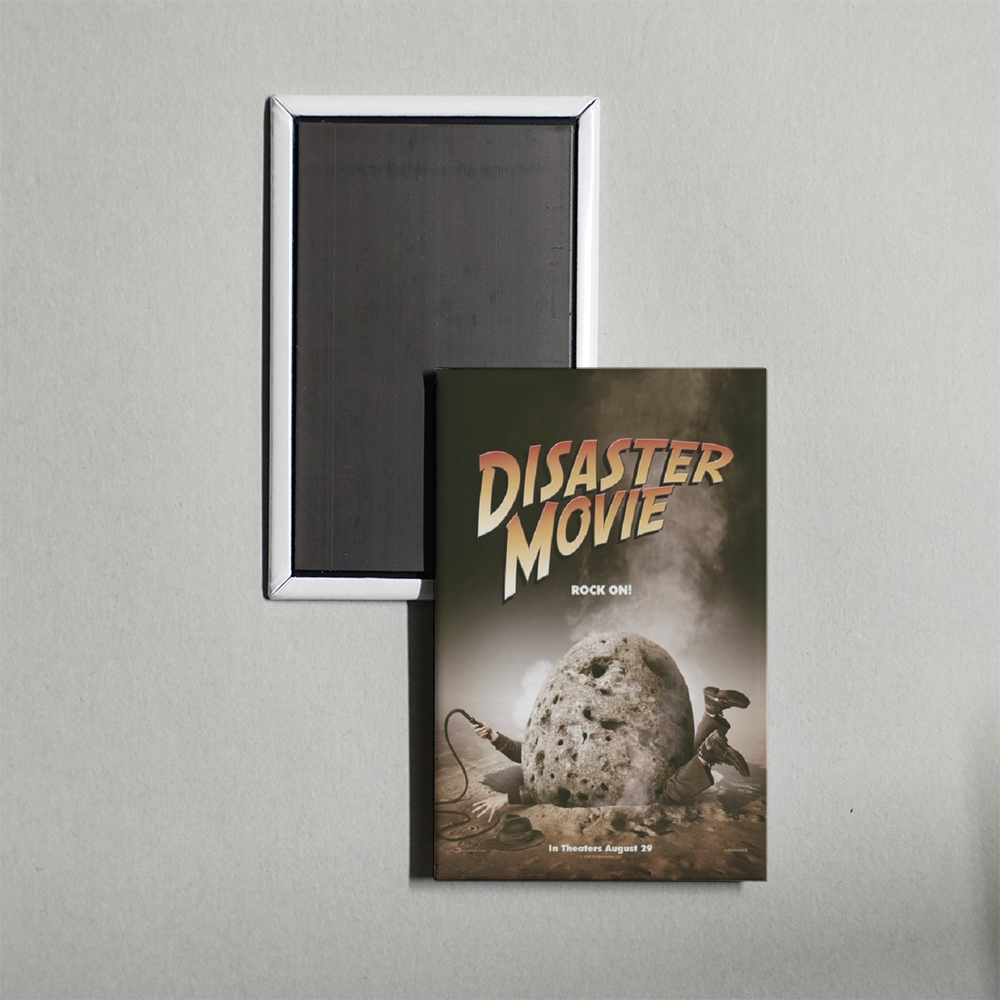 Disaster Movie Mini Movie Fridge Magnet