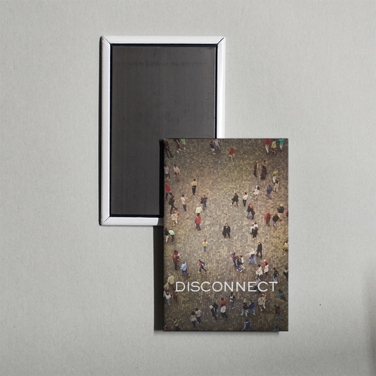 Disconnect Mini Movie Fridge Magnet