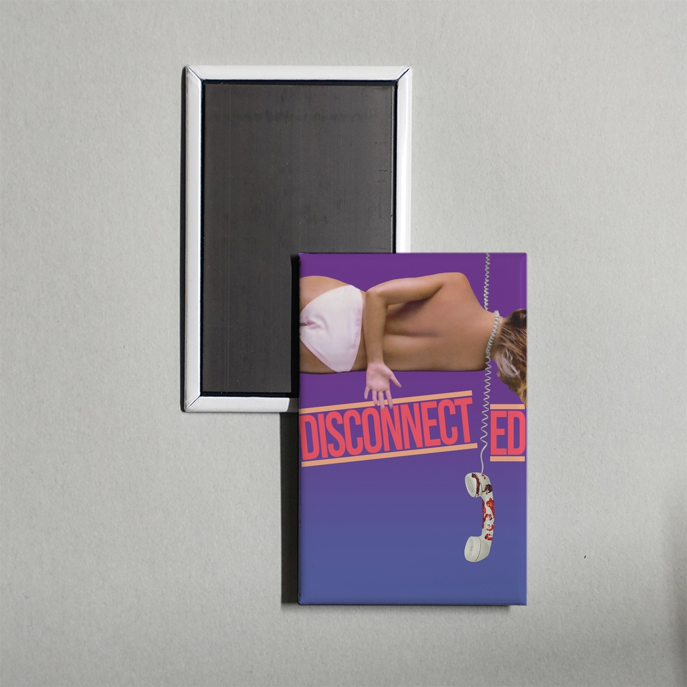 Disconnected Mini Movie Fridge Magnet
