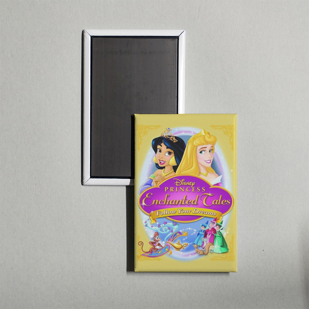 Disney Princess Enchanted Tales Follow Your Dreams Mini Movie Fridge Magnet