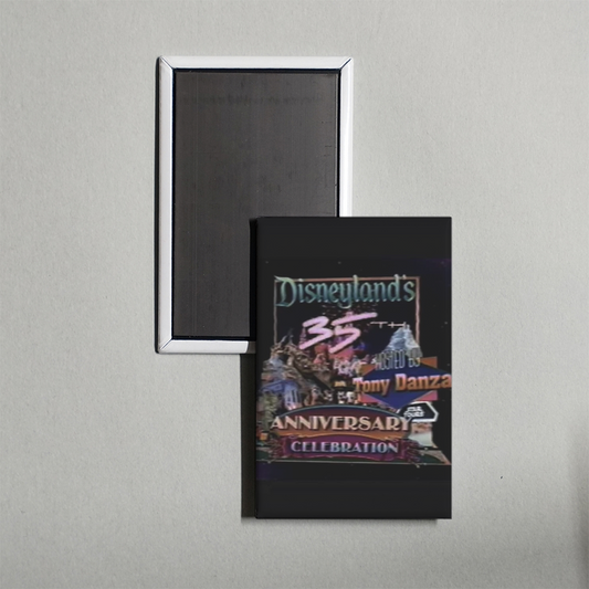 Disneyland's 35th Anniversary Special Mini Movie Fridge Magnet