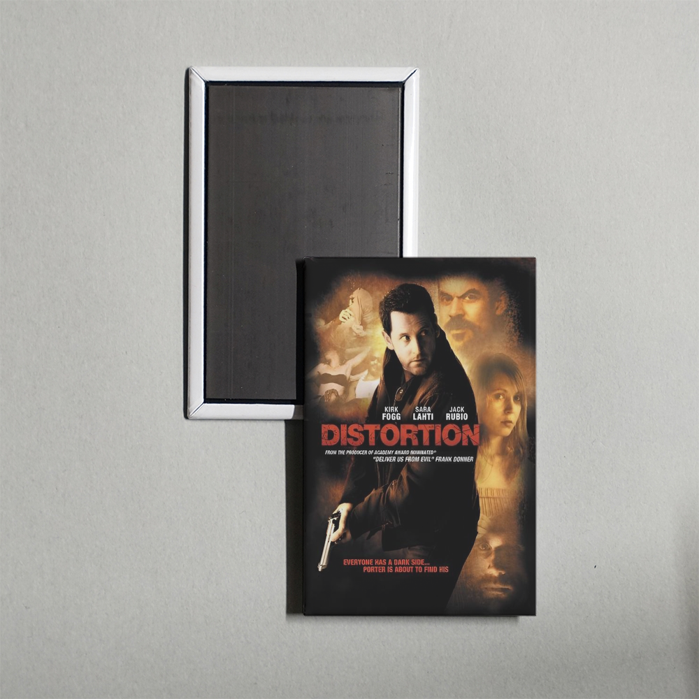 Distortion Mini Movie Fridge Magnet
