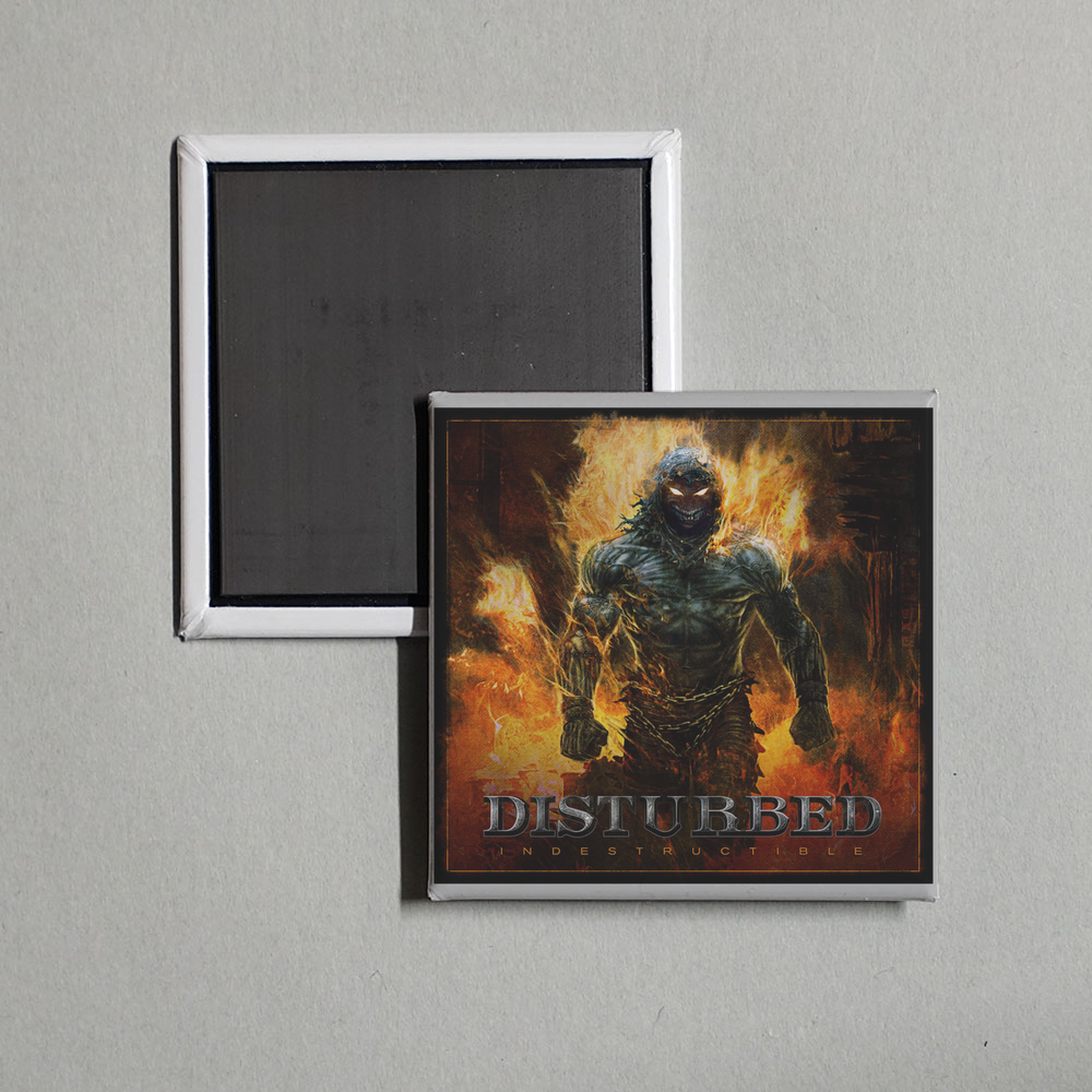 Disturbed - Indestructible (Deluxe Edition) Album Cover Fridge Magnet