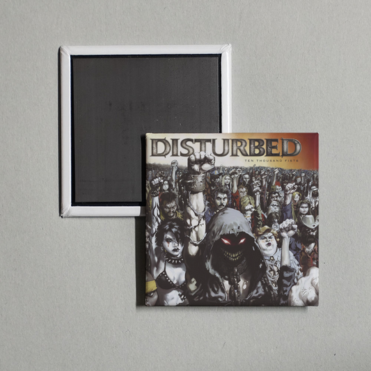 Disturbed - Ten Thousand Fists Album Cover Fridge Magnet