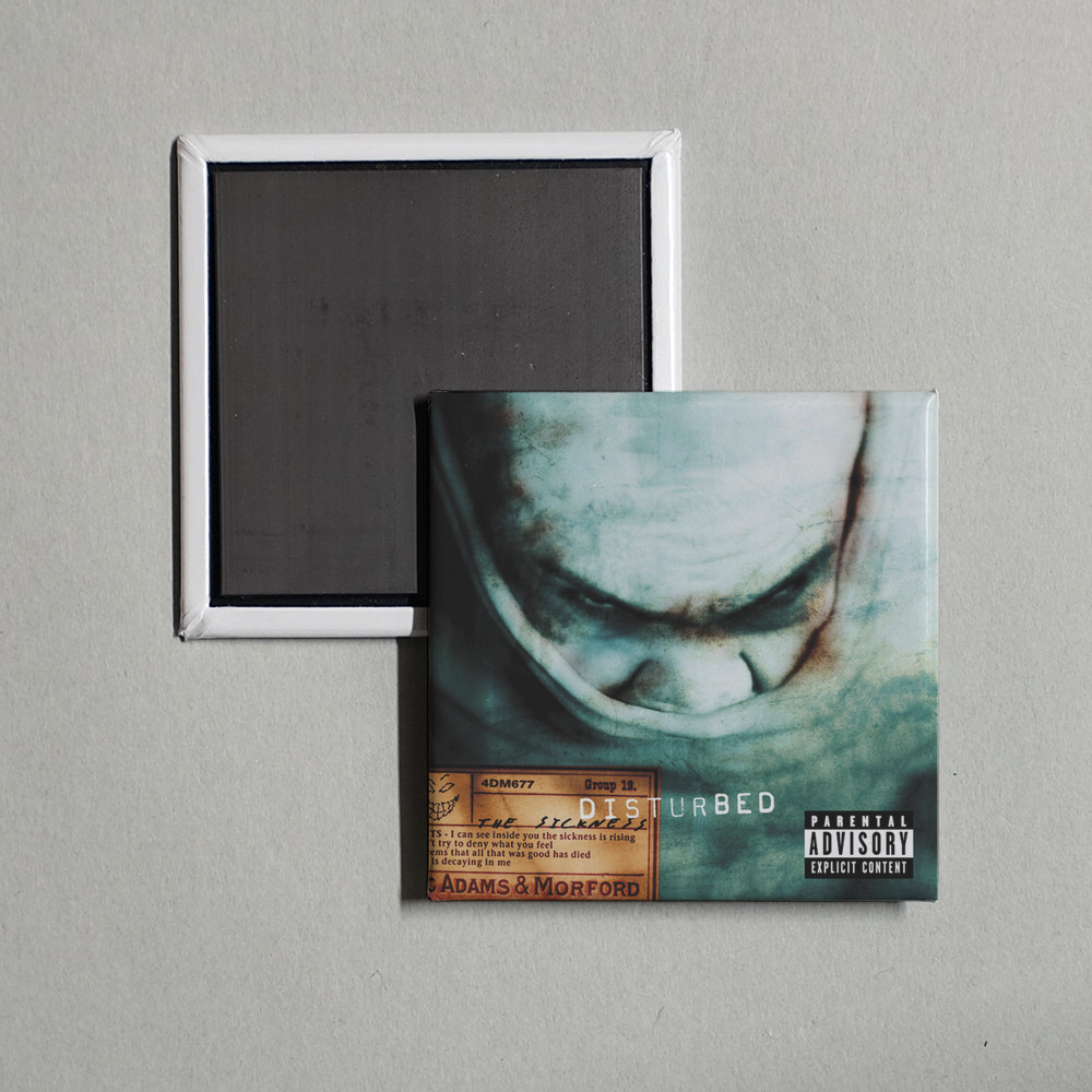 Disturbed - The Sickness Album Cover Fridge Magnet