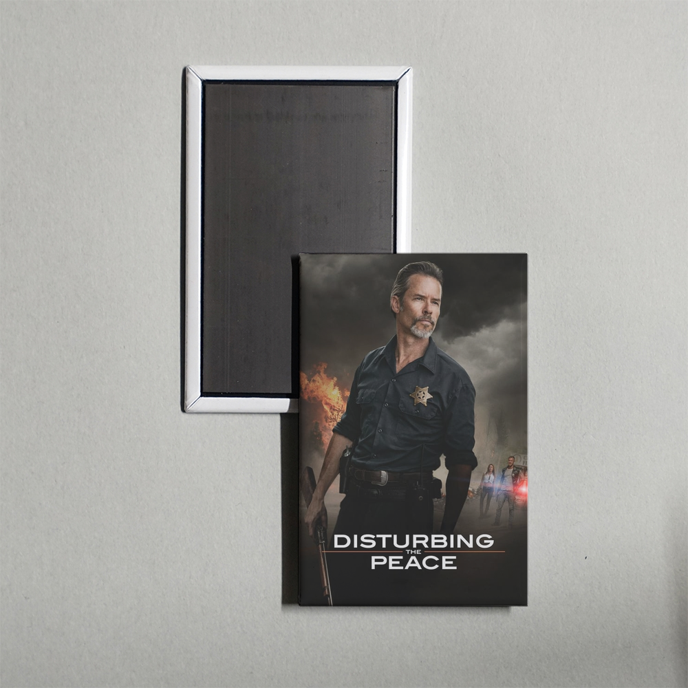 Disturbing the Peace Mini Movie Fridge Magnet