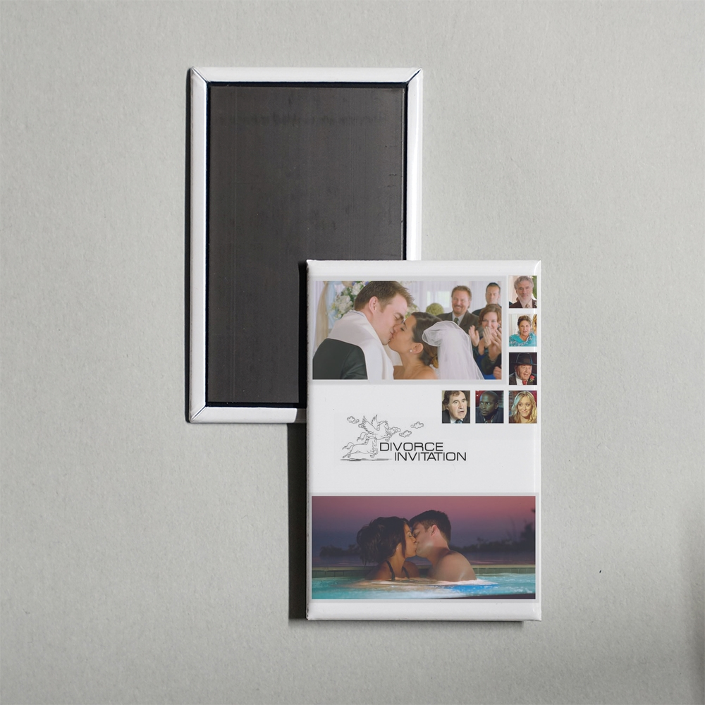 Divorce Invitation Mini Movie Fridge Magnet