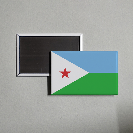 Djibouti Flag Fridge Magnet