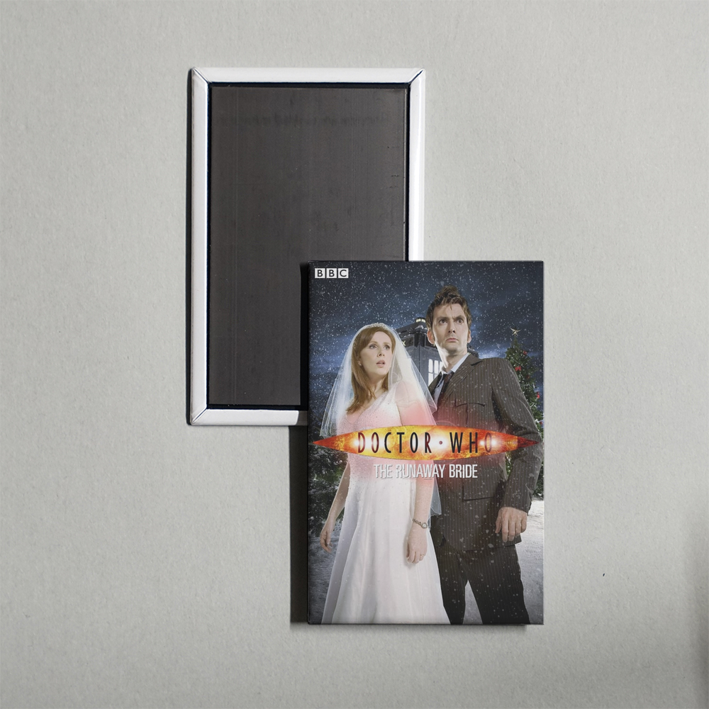 Doctor Who The Runaway Bride Mini Movie Fridge Magnet