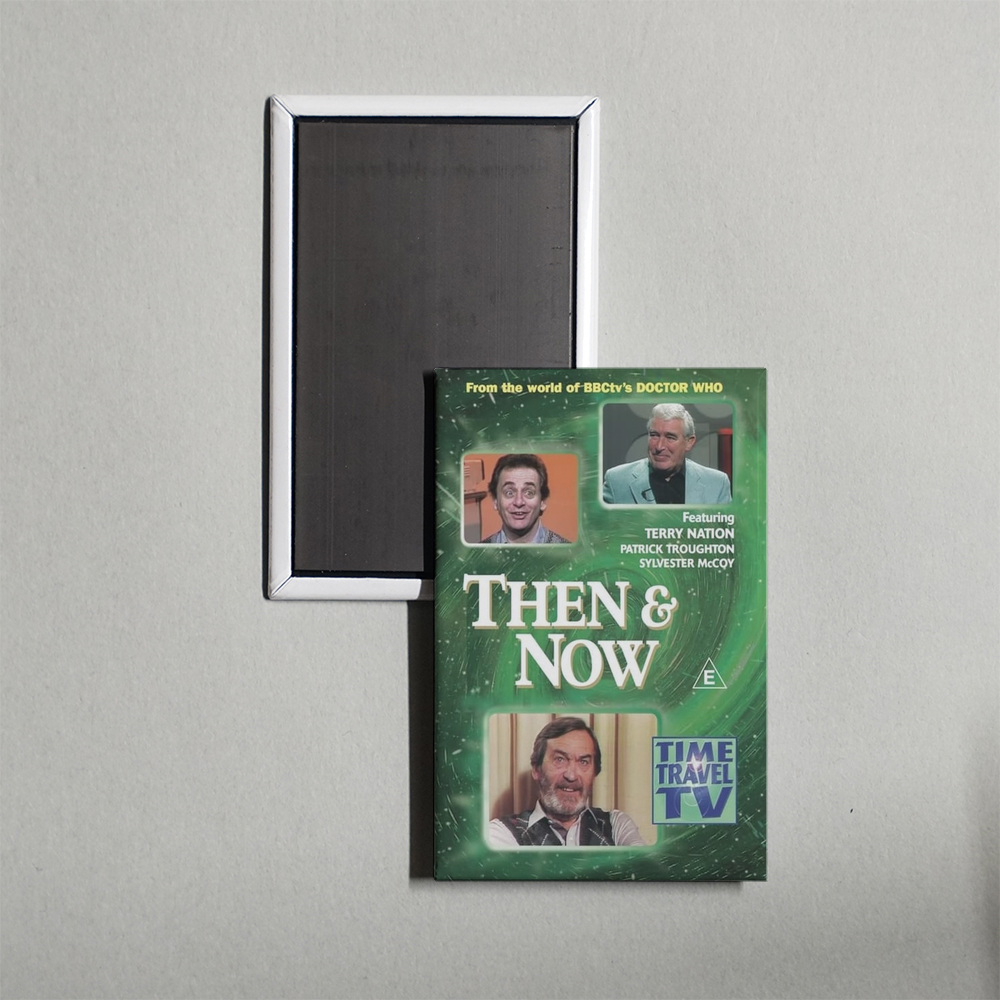 Doctor Who Then & Now TV Show Fridge Magnet
