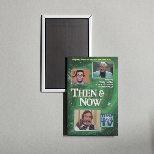 Doctor Who Then & Now TV Show Fridge Magnet