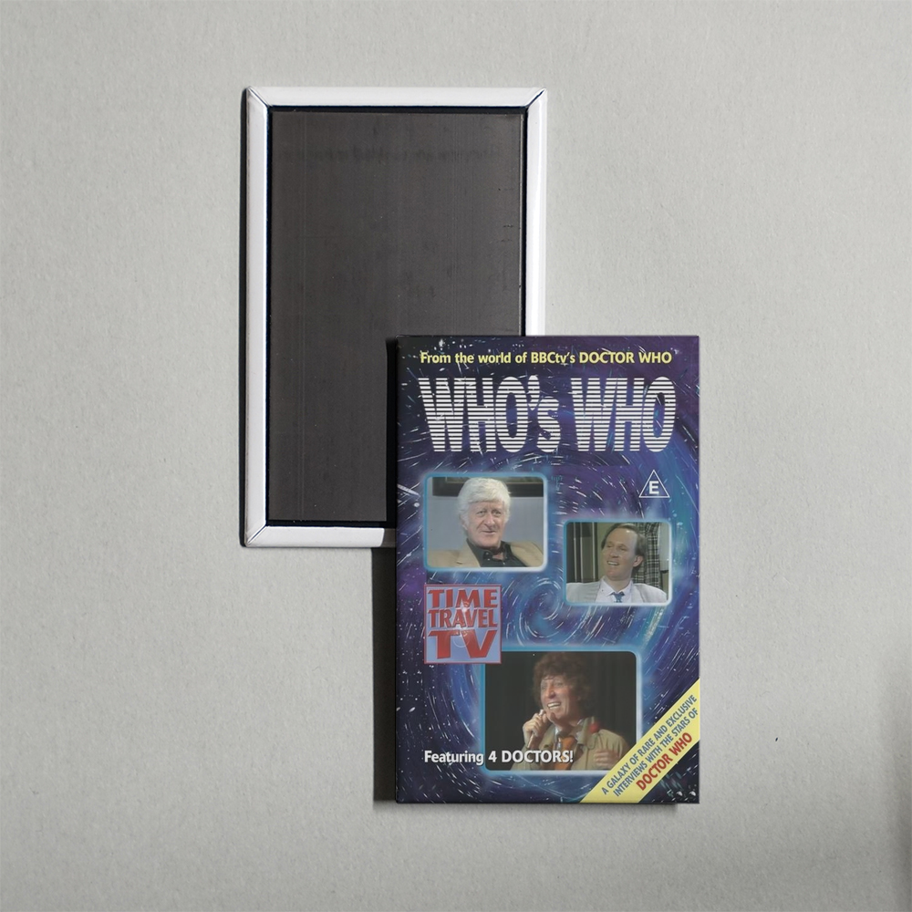 Doctor Who's Who's Who TV Show Fridge Magnet