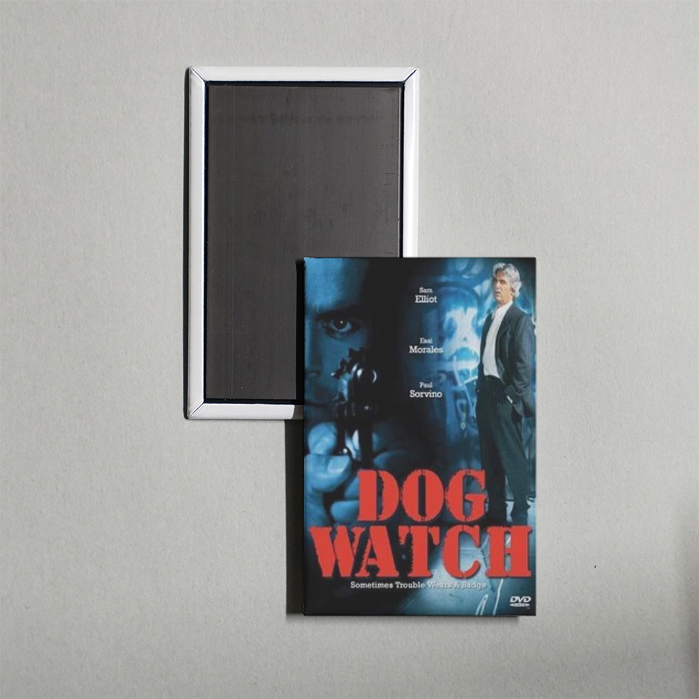 Dog Watch Mini Movie Fridge Magnet