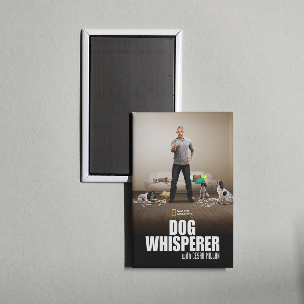 Dog Whisperer TV Show Fridge Magnet