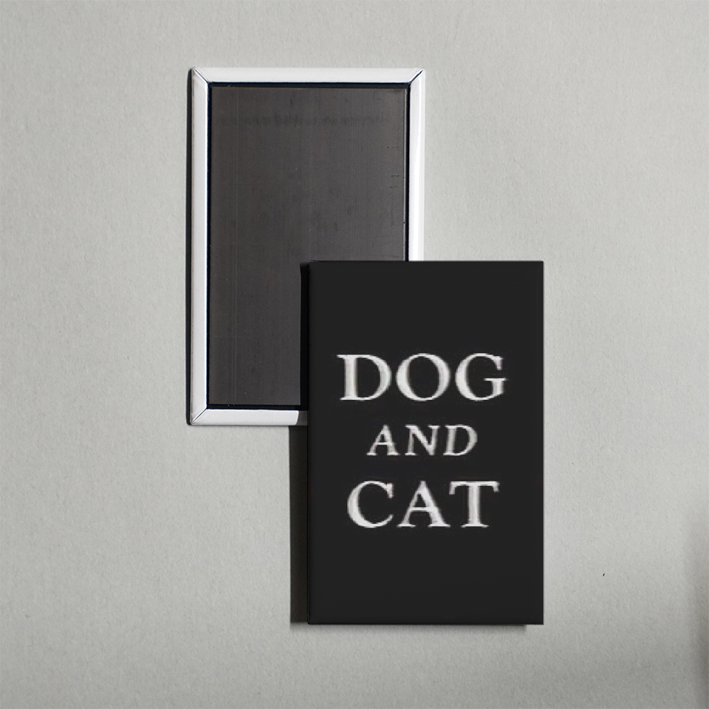 Dog and Cat TV Show Fridge Magnet