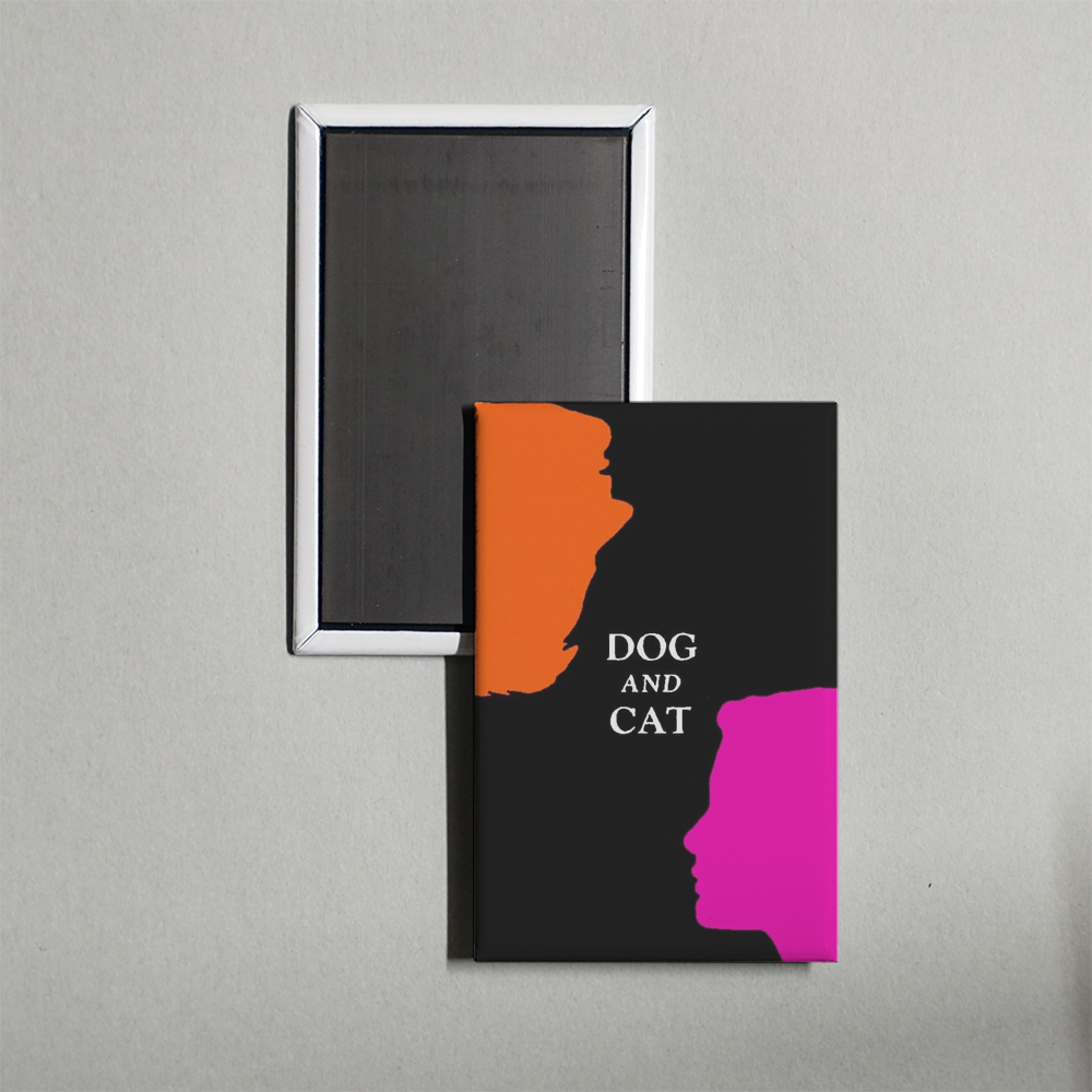 Dog and Cat Mini Movie Fridge Magnet