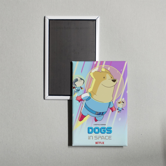 Dogs in Space TV Show Fridge Magnet