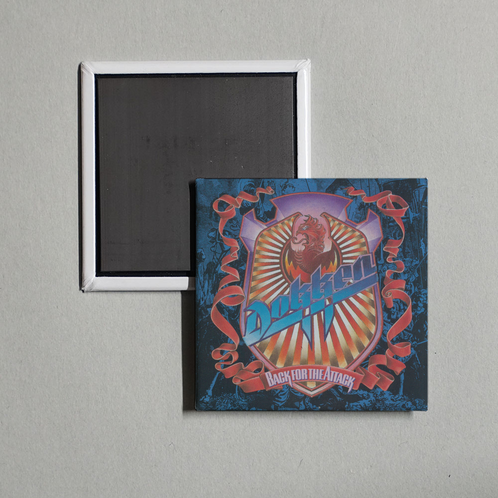 Dokken - Back for the Attack Album Cover Fridge Magnet