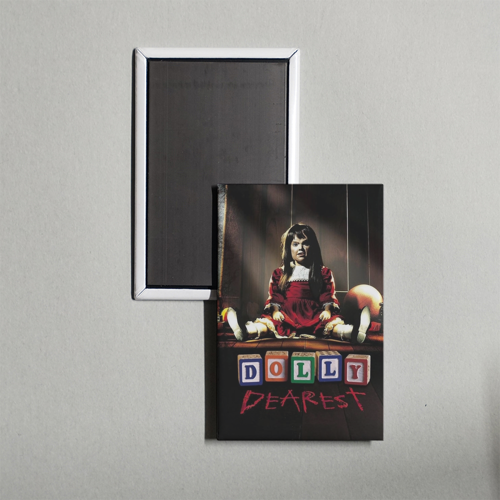 Dolly Dearest Mini Movie Fridge Magnet