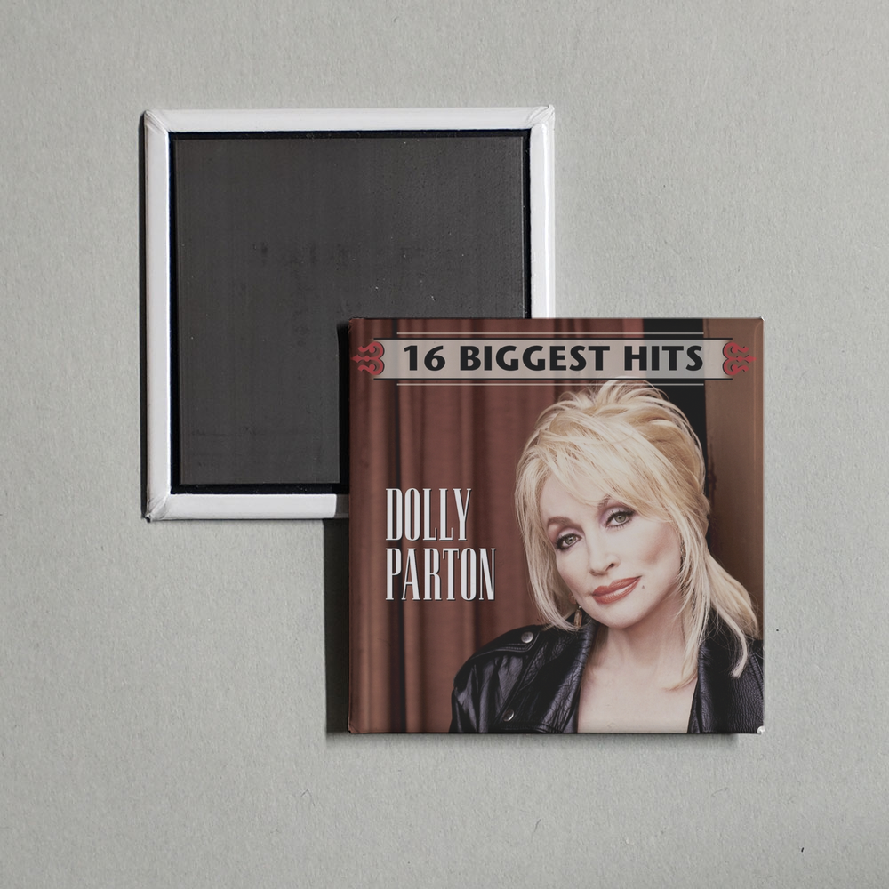 Dolly Parton - 16 Biggest Hits 1 Album Cover Fridge Magnet