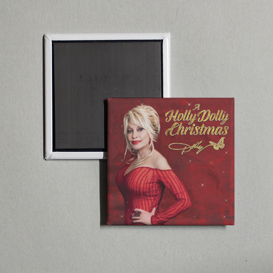 Dolly Parton - A Holly Dolly Christmas (Ultimate Deluxe Edition) Album Cover Fridge Magnet