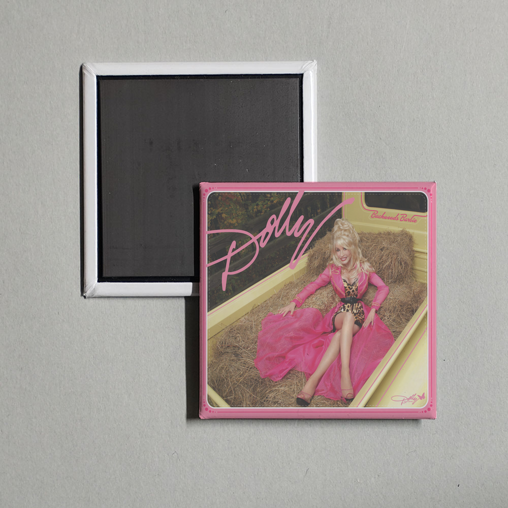 Dolly Parton - Backwoods Barbie Album Cover Fridge Magnet