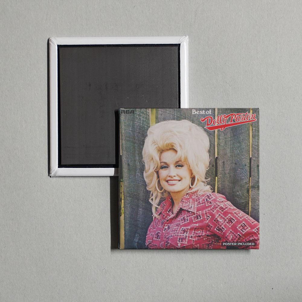 Dolly Parton - Best of Dolly A Album Cover Fridge Magnet
