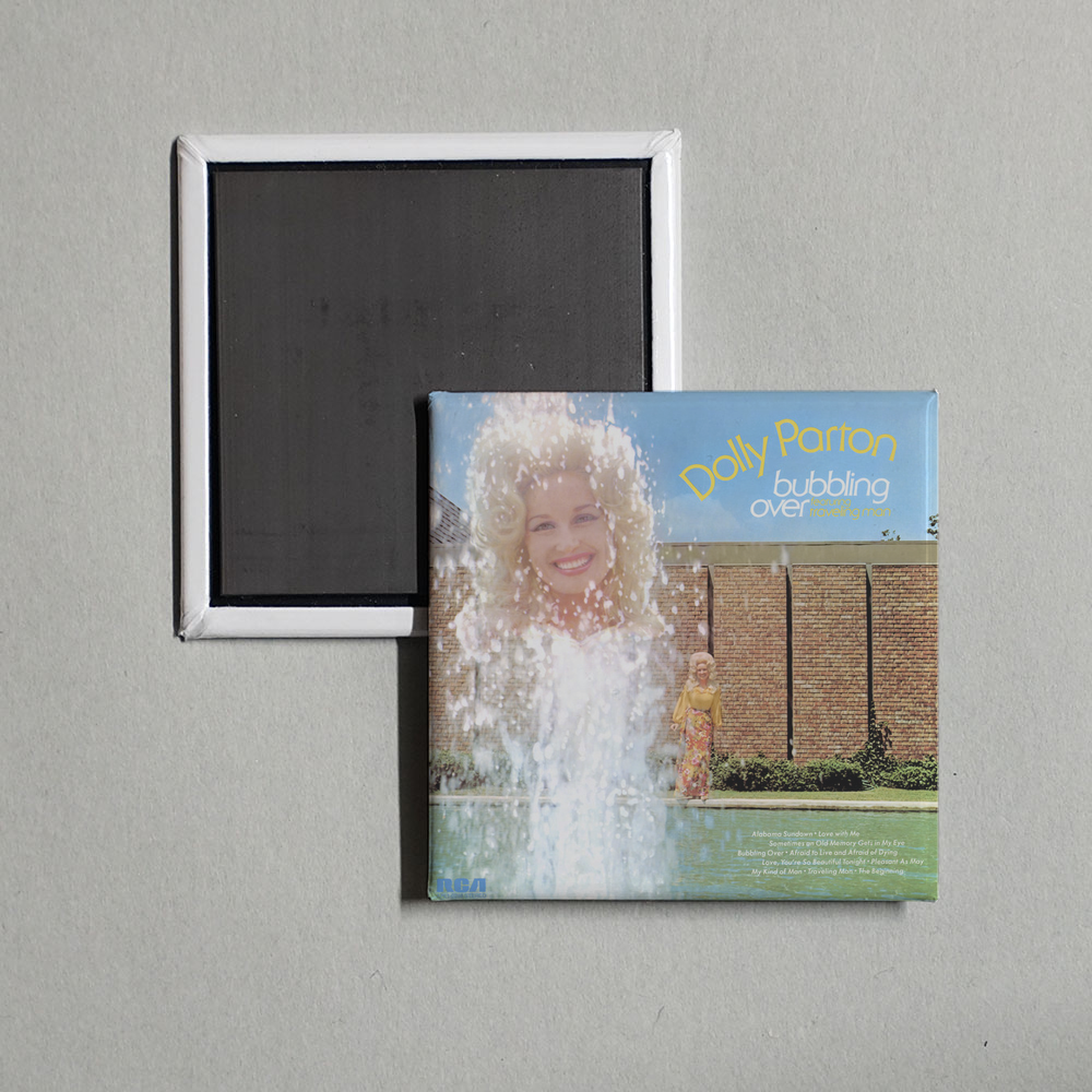 Dolly Parton - Bubbling Over Album Cover Fridge Magnet