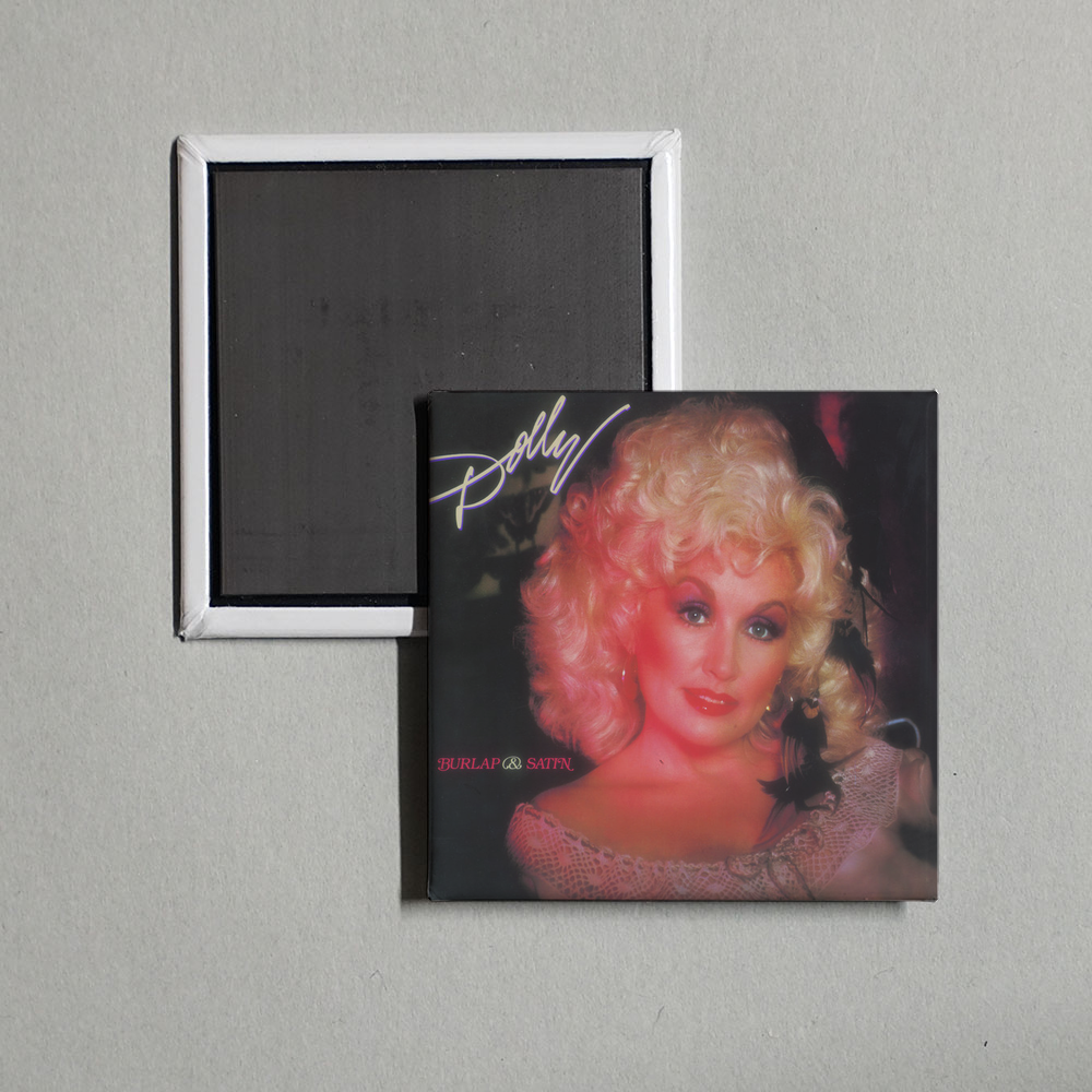 Dolly Parton - Burlap & Satin Album Cover Fridge Magnet