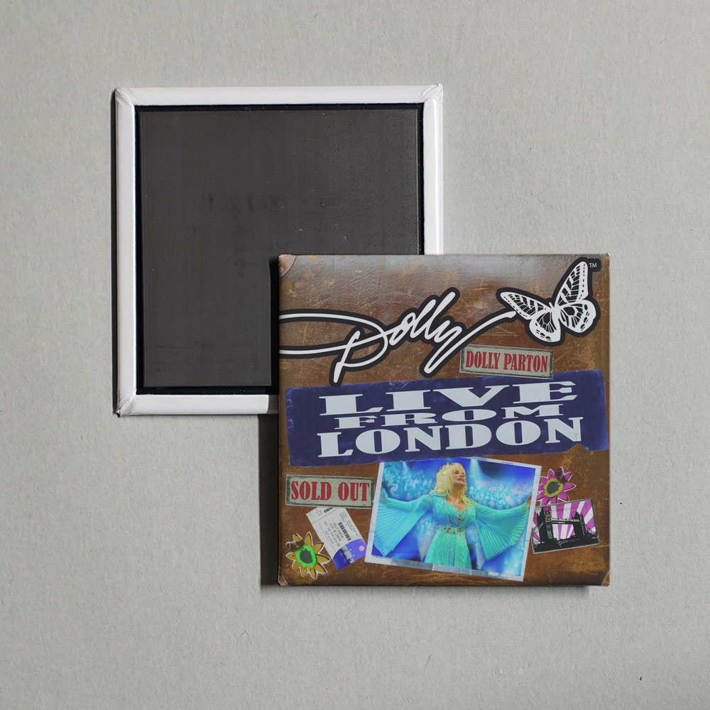 Dolly Parton - Dolly Live From London Album Cover Fridge Magnet