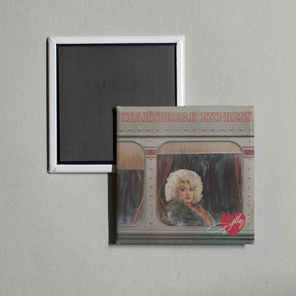 Dolly Parton - Heartbreak Express Album Cover Fridge Magnet