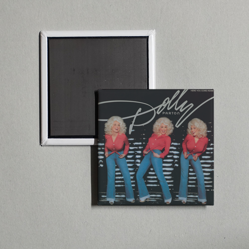 Dolly Parton - Here You Come Again Album Cover Fridge Magnet