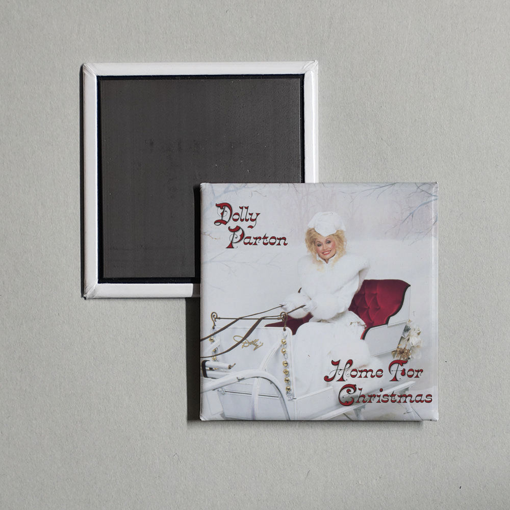 Dolly Parton - Home For Christmas Album Cover Fridge Magnet
