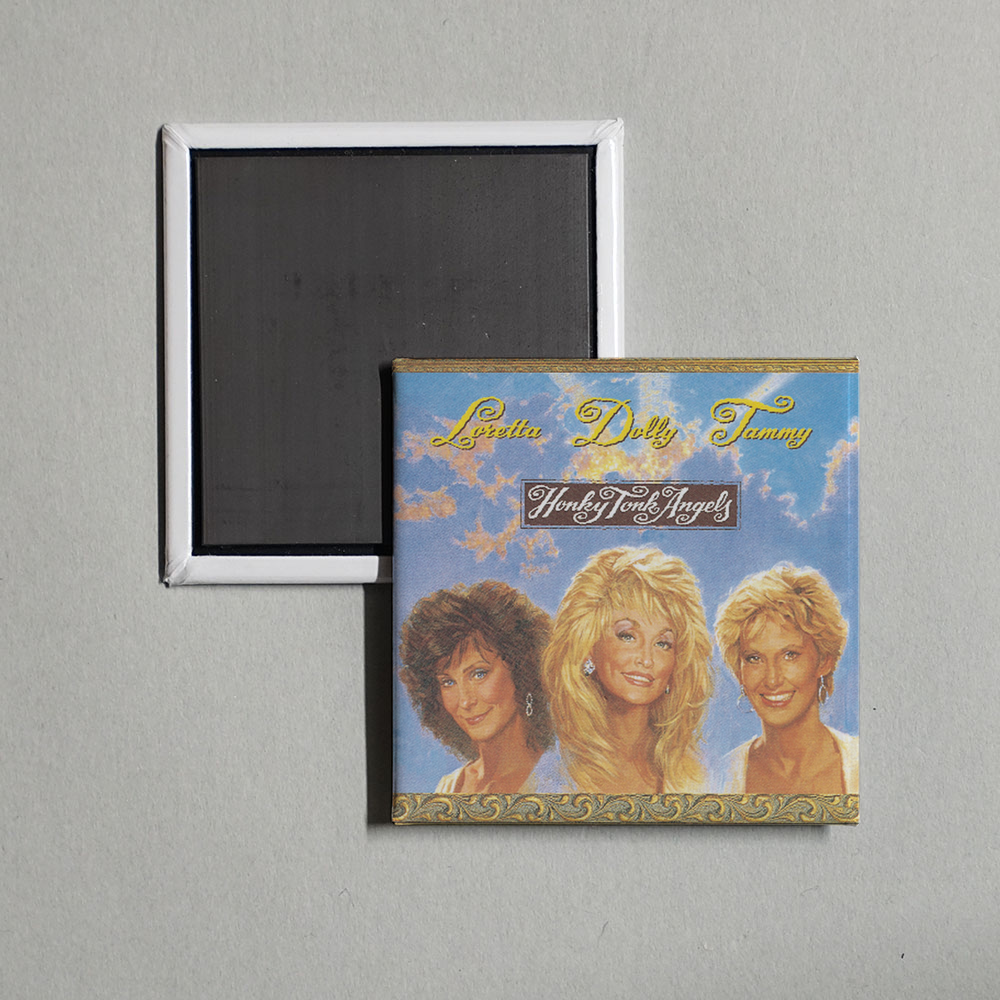 Dolly Parton - Honky Tonk Angels Album Cover Fridge Magnet