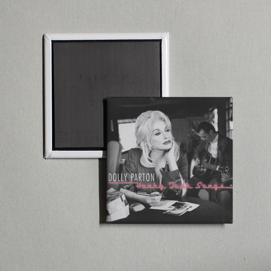 Dolly Parton - Honky Tonk Songs Album Cover Fridge Magnet