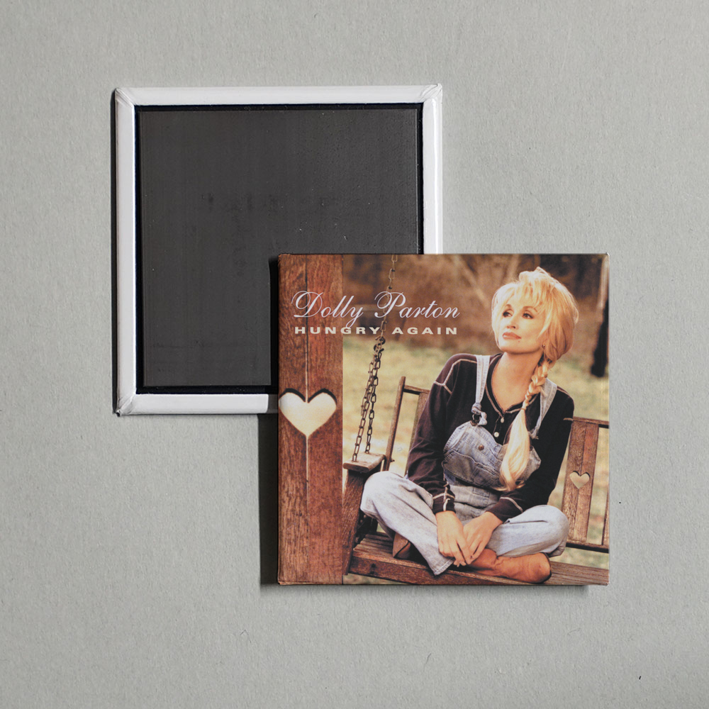 Dolly Parton - Hungry Again Album Cover Fridge Magnet