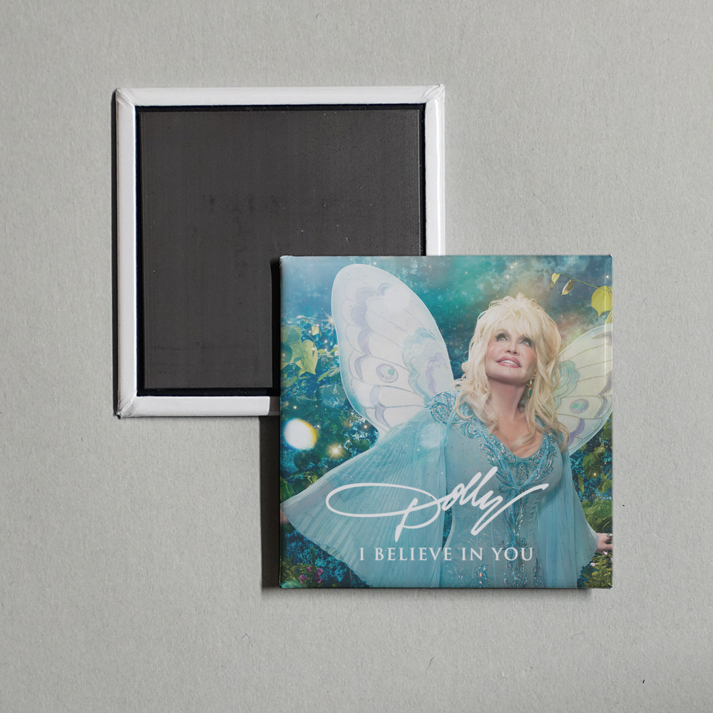 Dolly Parton - I Believe in You Album Cover Fridge Magnet