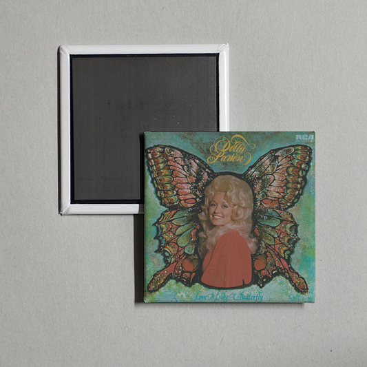 Dolly Parton - Love Is Like a Butterfly Album Cover Fridge Magnet