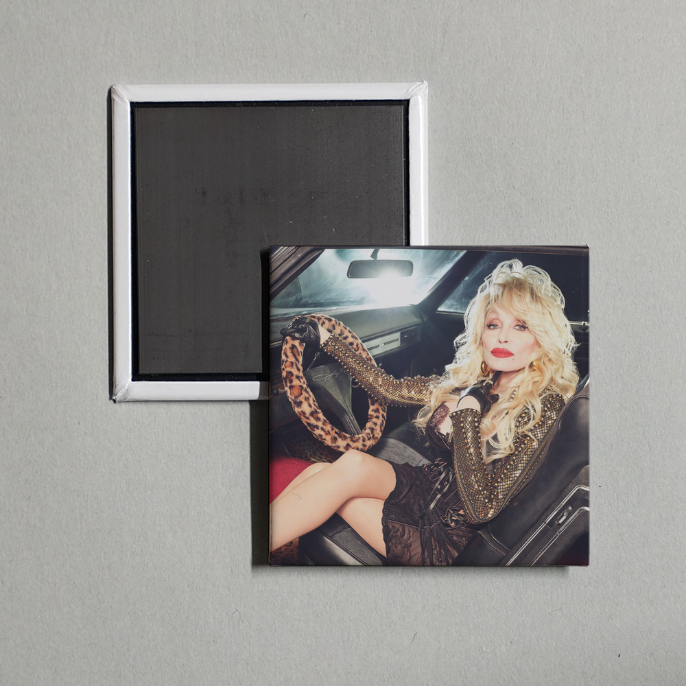 Dolly Parton - Magic Man (Carl Version)(feat. Ann Wilson) Album Cover Fridge Magnet