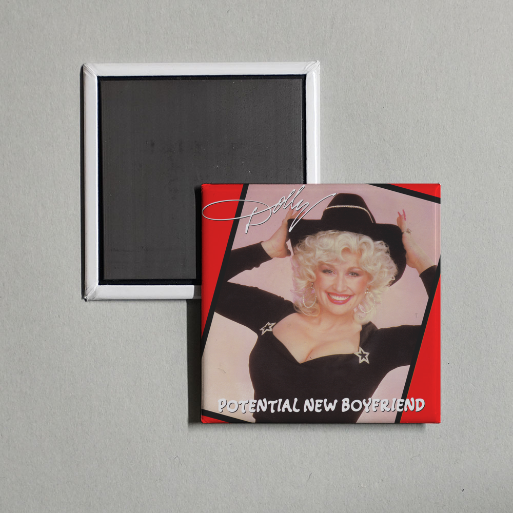 Dolly Parton - Potential New Boyfriend Album Cover Fridge Magnet