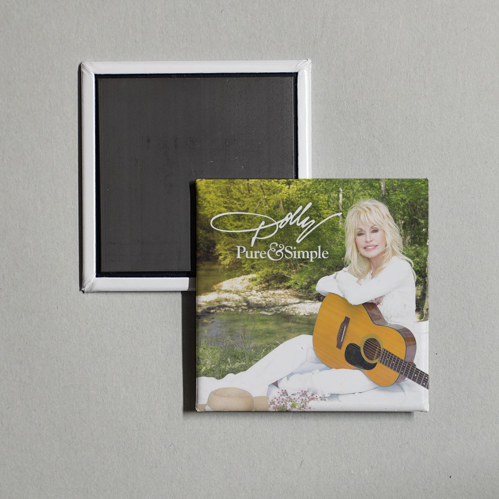 Dolly Parton - Pure & Simple Album Cover Fridge Magnet