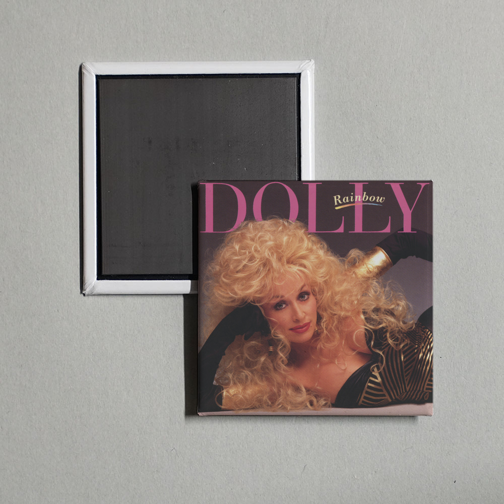 Dolly Parton - Rainbow Album Cover Fridge Magnet