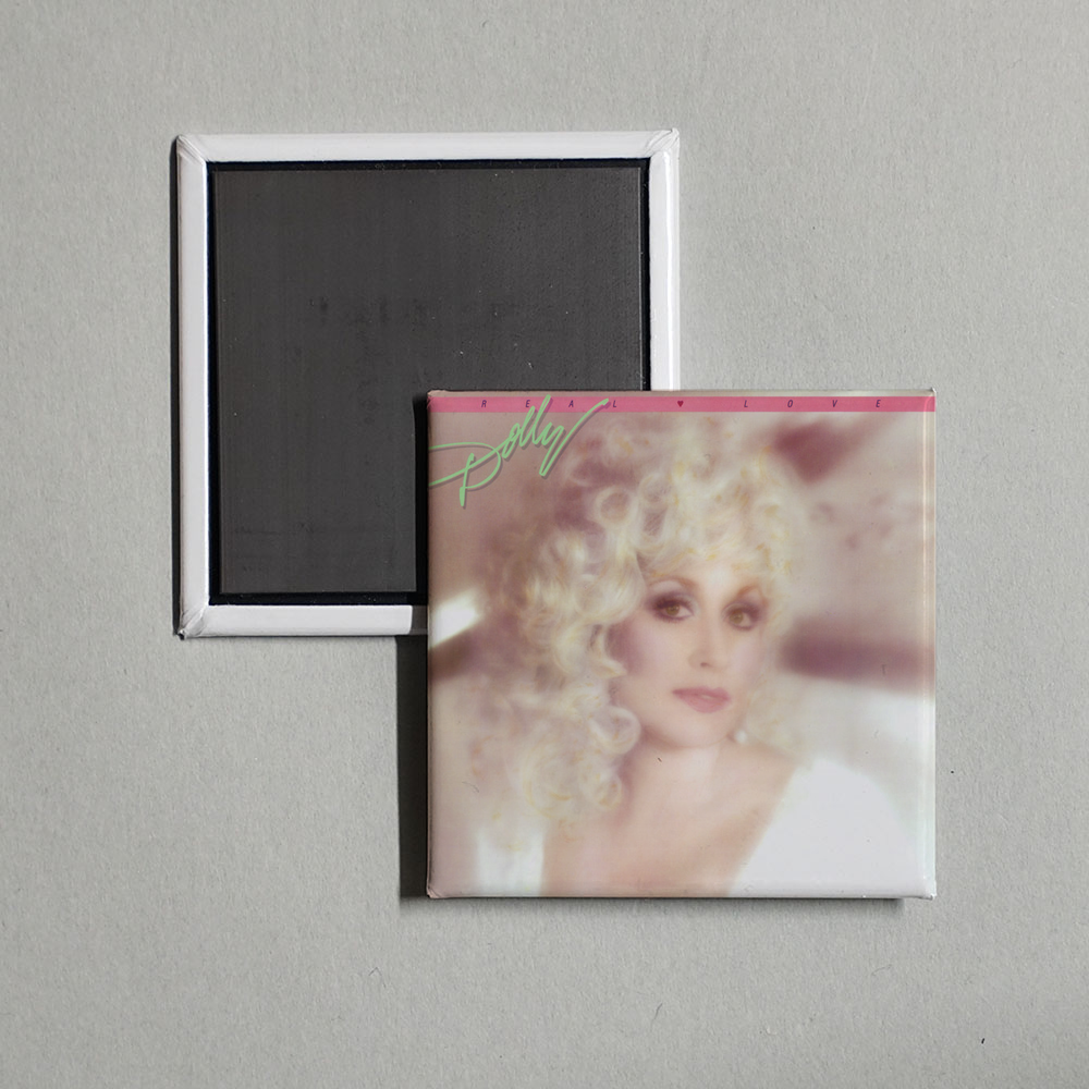 Dolly Parton - Real Love Album Cover Fridge Magnet