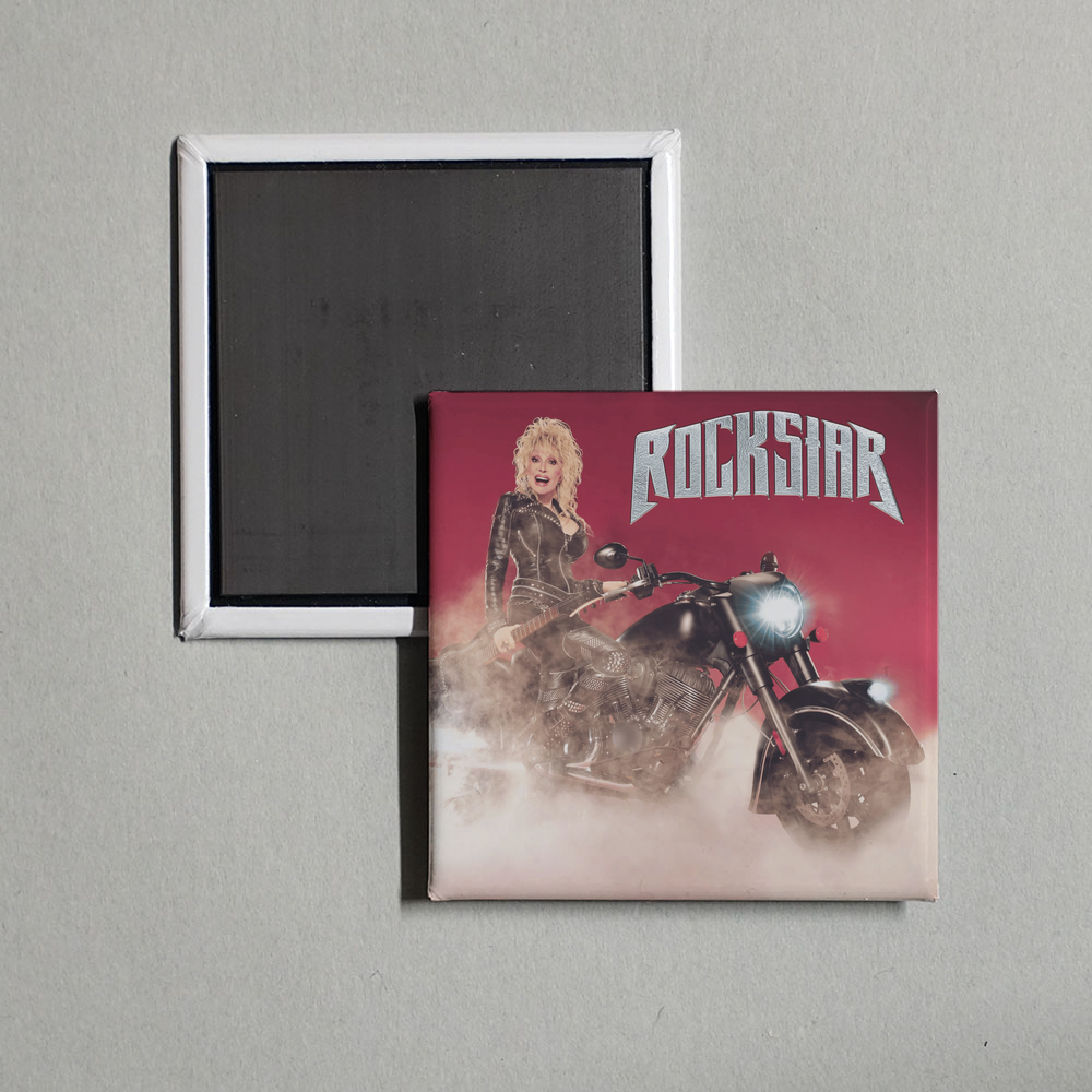 Dolly Parton - Rockstar 3 Album Cover Fridge Magnet
