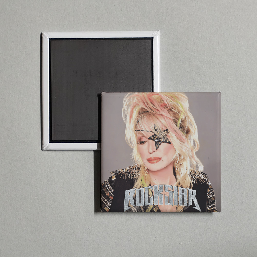 Dolly Parton - Rockstar 4 Album Cover Fridge Magnet