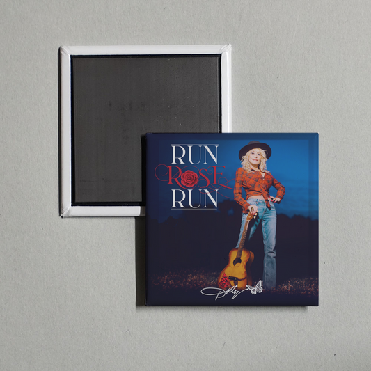 Dolly Parton - Run, Rose, Run Album Cover Fridge Magnet