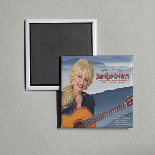 Dolly Parton - SHA-KON-O-HEY! Land of Blue Smoke Album Cover Fridge Magnet