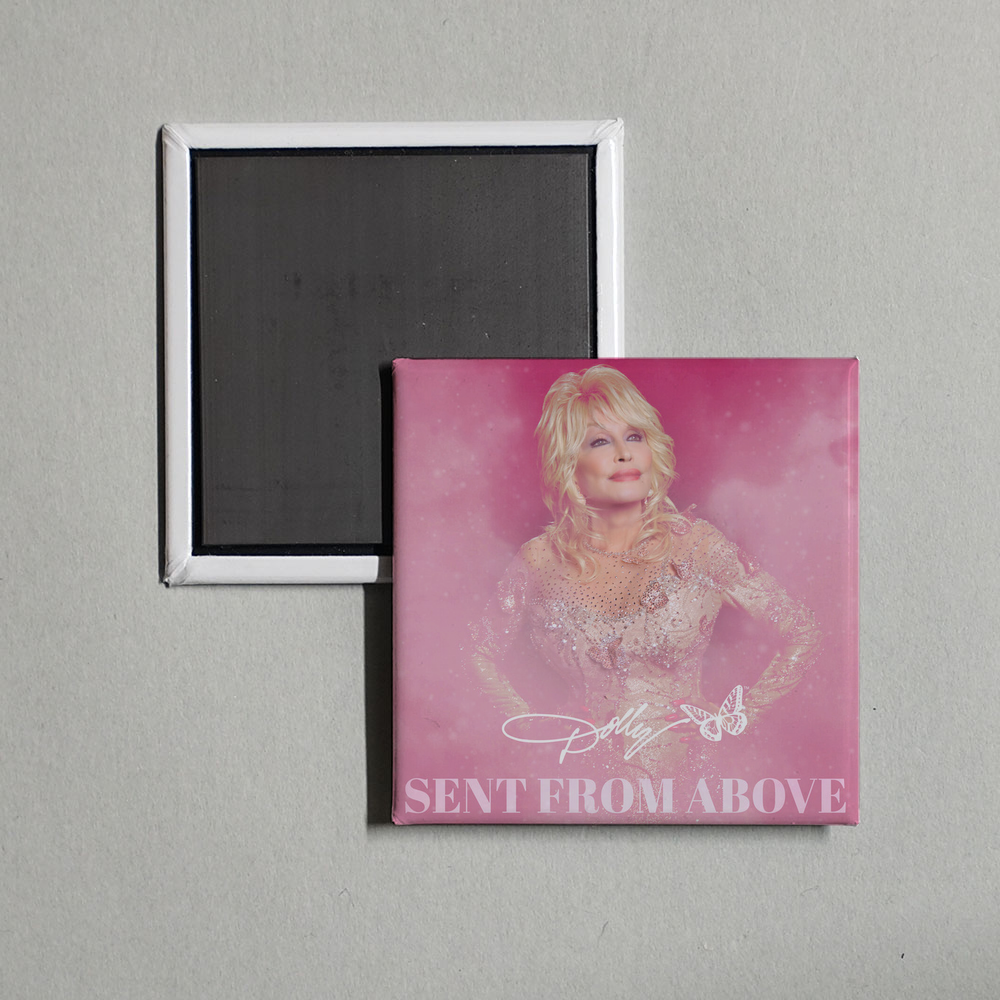 Dolly Parton - Sent From Above Album Cover Fridge Magnet